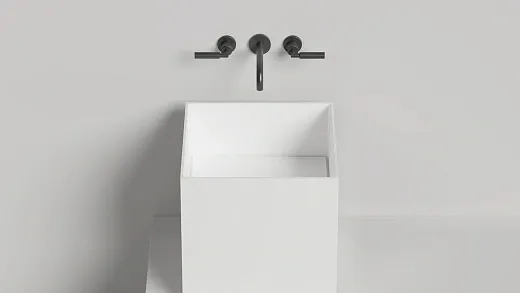 Умывальник накладной высокий Salini ARMONIA SQUARE 03 глянцевый, 130513G